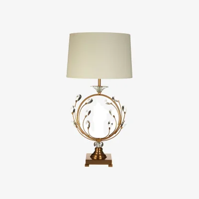The Range Zahra Table Lamp with EU plug - Gold