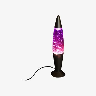 The Range Glitter Lava Lamp With Aluminium Base And Top - silver lava lamp