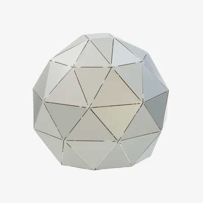The Range Mateo Silver Finish Table Lamp - Silver