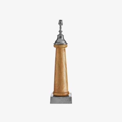 The Range Hampstead Tapered Tabor Lamp Base - Brown