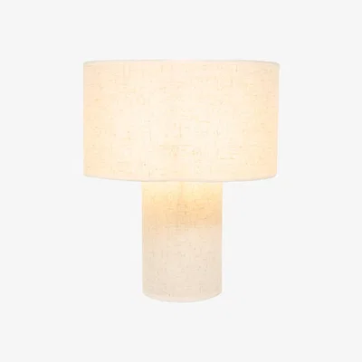 The Range Linen Table Lamp - Beige