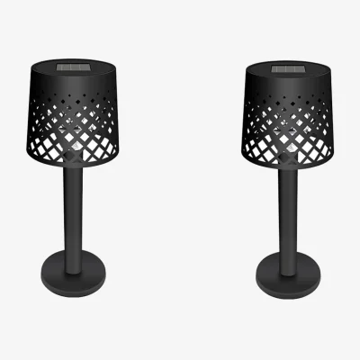 The Range Set of 2 Garden Glow Shadow Table Lamps