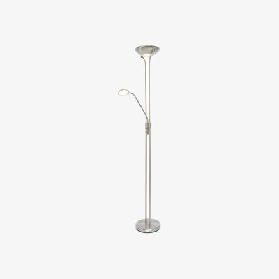 The Range Mother and Child LED Floor Lamp - Satin Nickel