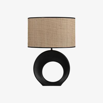 The Range Colson Table Lamp - Black and Natural