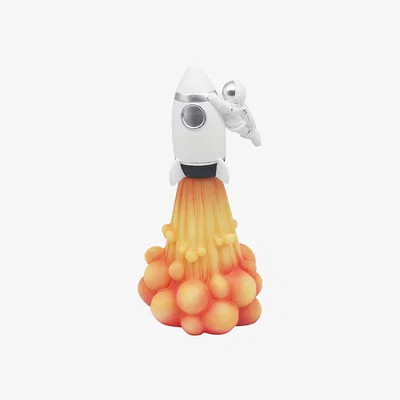 The Range Astronaut Rocket LED Lamp - White