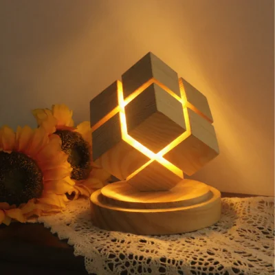 The Range Creative 4th-order Rubik Cube Night Light - Yellow