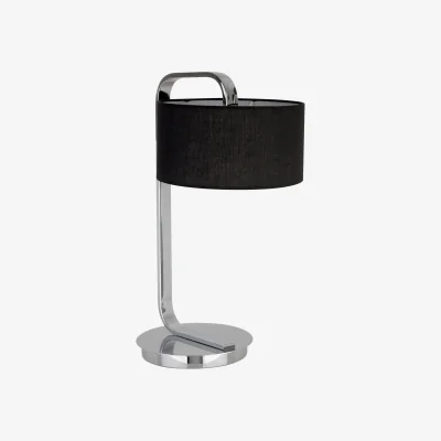 The Range Leyna Table Lamp with EU Plug - Black
