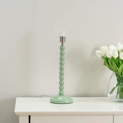 The Range Bobbins Sage Green Table Lamp Base Light - Green