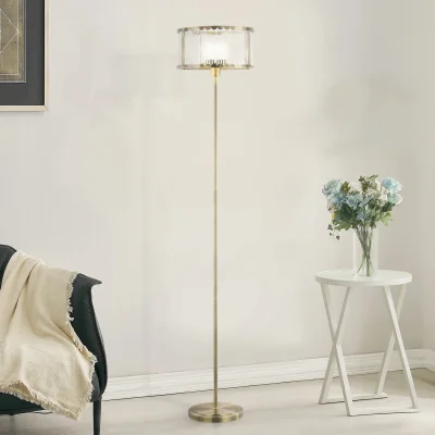 The Range Bonnie Floor Lamp - Antique Brass