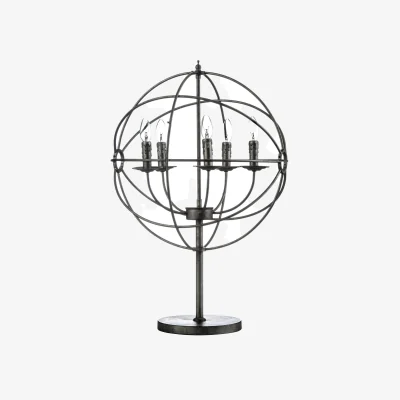 The Range Orbital 5 Arm Table Lamp - Black