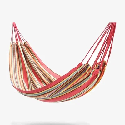 The Range Single Outdoor Garden Hammock - Red Multi