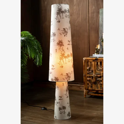 Rockett St George Beautiful Desert Island Tapered Floor Lamp