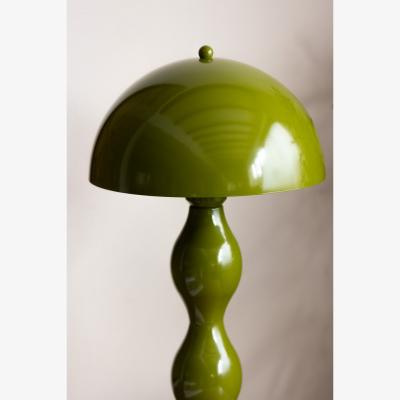 Rockett St George Green Wavy Retro Table Lamp - DISCONTINUED