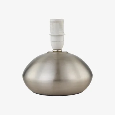 The Range Jenson Base Only Table Lamp - Satin Nickel Plate