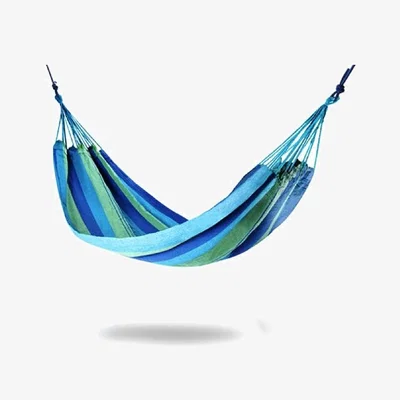 The Range Marina Single Outdoor Garden Hammock - Blue Multi