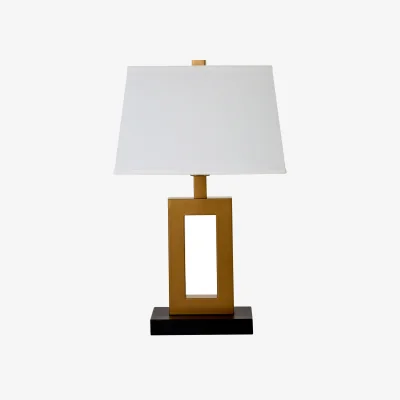 The Range Leora Table Lamp with EU Plug - Brown