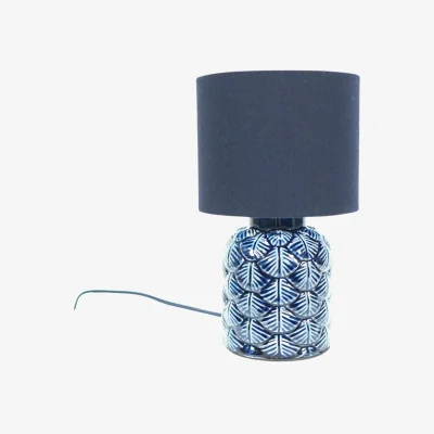 The Range Priyah Table Lamp - Navy / Bulb Not Included