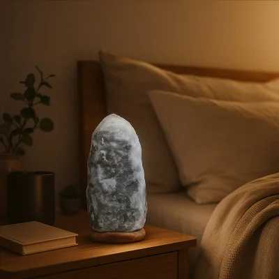 The Range Nepal Grey Natural Salt Lamp