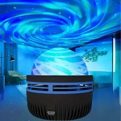 The Range Desktop Starry Sky Projection Night Light - Black