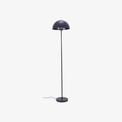 The Range Stassi Floor Lamp with Dome Lampshade with LED Bulb - Navy Blue