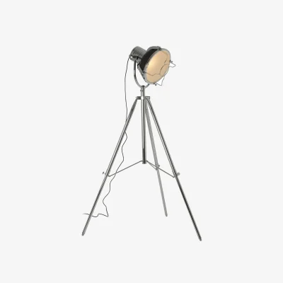 The Range Industrial Revolution Matt Black Floor Lamp - Black