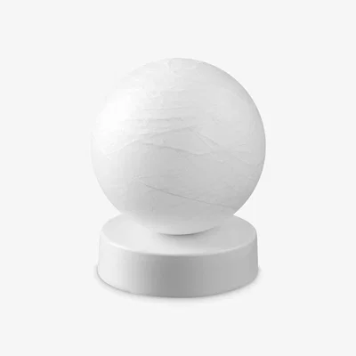 The Range Carta Globe Table Lamp - White