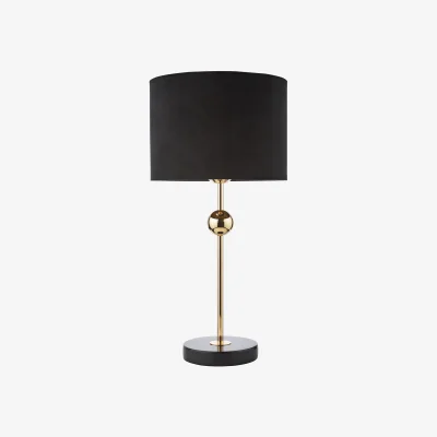 The Range Jillian Table Lamp Marble Polished Gold
