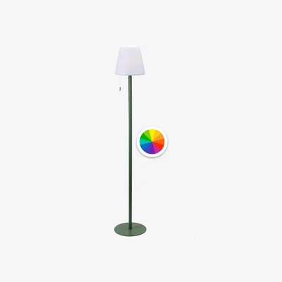 The Range Outdoor Standing Lamp 106cm USB Rechargeable LED  - Green / White