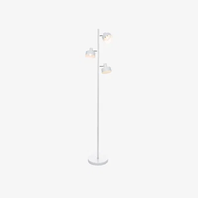 The Range Alyssa 3 Light Task Light Floor Lamp - Chrome