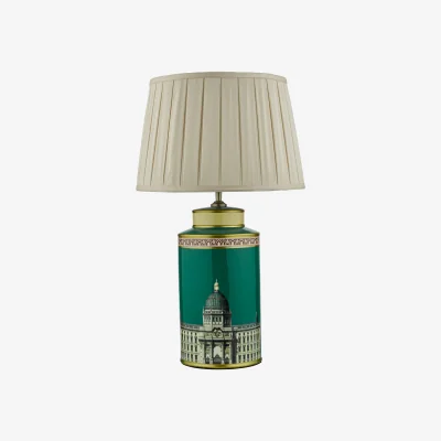 The Range Prospect Ceramic Table Lamp Teal Base Only