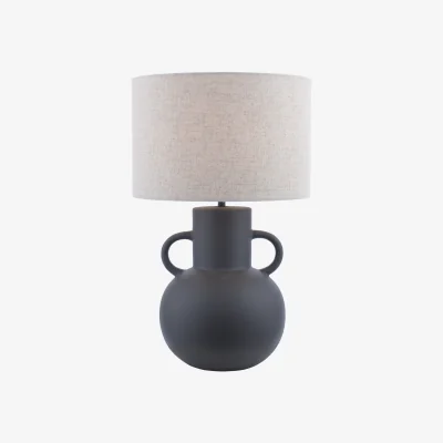 The Range Urn Ceramic Table Lamp Black