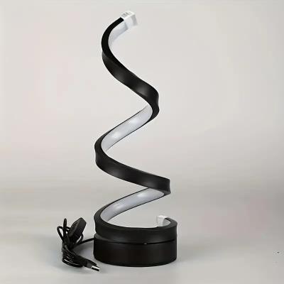 The Range LED Spiral Adjustable Desk Light - White / 1