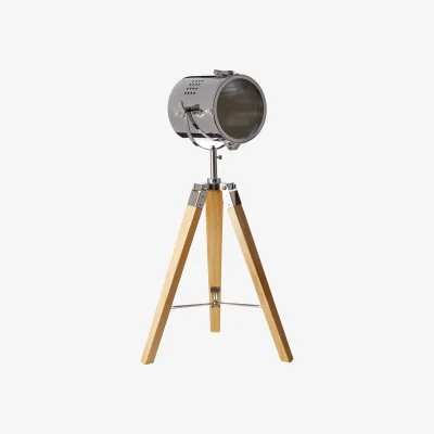 The Range Bray Table Lamp - Silver