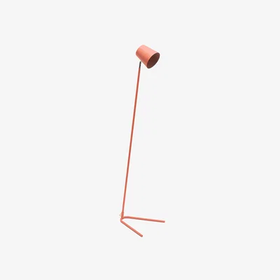 The Range Lark Floor Lamp - Coral / Including Bulb