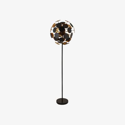 The Range Discus 4 Light Floor Lamp - Black