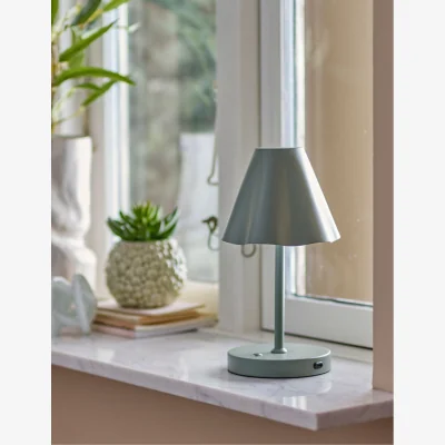 Rose & Grey Leo Portable Lamp - Green