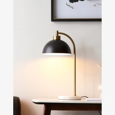 Rose & Grey Zadie Table Lamp matt black