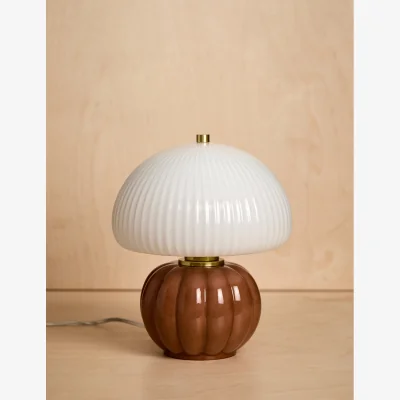 Rose & Grey Madeleine Moka Lamp