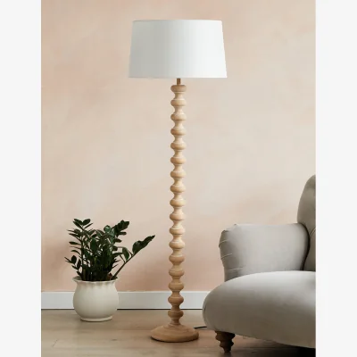 Rose & Grey Bobbin Base Floor Lamp