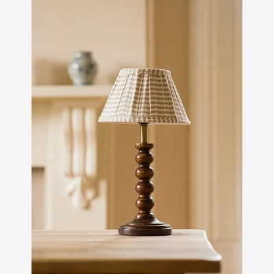 Rose & Grey The Bobbin Table Lamp in Walnut