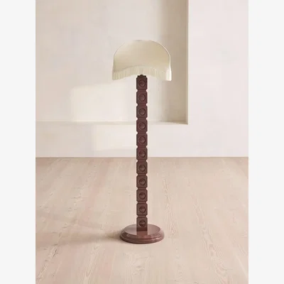 Soho Home Reno Floor Lamp Complete, Bordeaux, UK