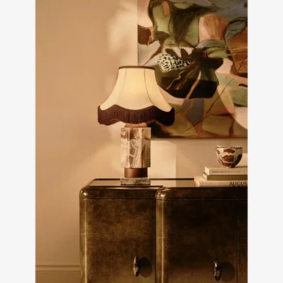Soho Home Derwent Table Lamp, Rosso Orobico, UK