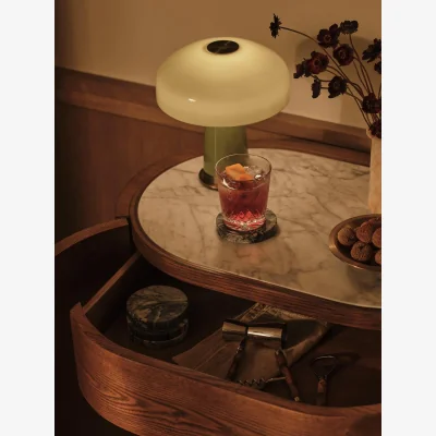Soho Home Janie Portable Lamp, Green