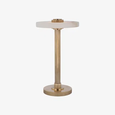 Tobias Oliver Visual Comfort | Aran 9 Rechargeable Accent Lamp | Antique Brass