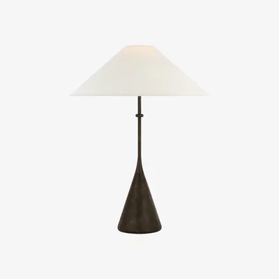 Tobias Oliver Visual Comfort | Kelly Wearstler | Zealous 30 Table Lamp | Garden Bronze