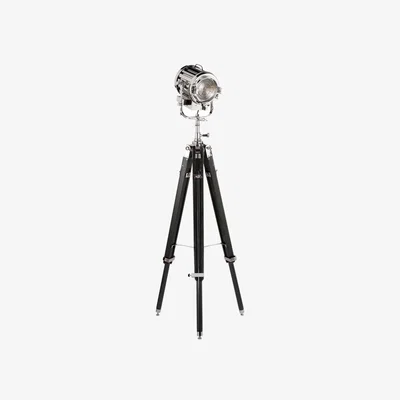 Tobias Oliver Visual Comfort | Montauk Search Light Floor Lamp | Ebonised Oak