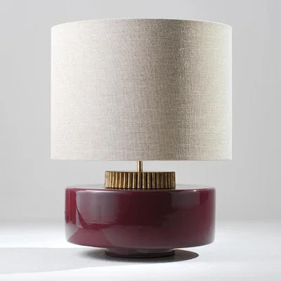 Tobias Oliver Porta Romana I Marlowe Lamp | Cranberry