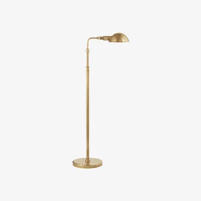 Tobias Oliver Visual Comfort | Fairfield Pharmacy Floor Lamp | Natural Brass