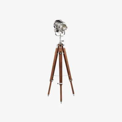 Tobias Oliver Visual Comfort | Montauk Search Light Floor Lamp | Mahogany