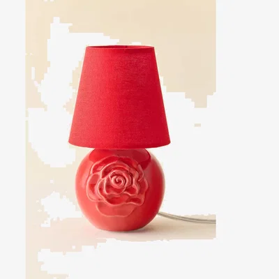 Urban Outfitters Mini Rose Table Lamp - Red ALL at Urban Outfitters